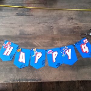 Spidey and His Amazing Friends Birthday Banner